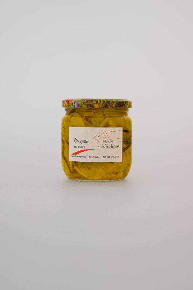Courgettes au curry